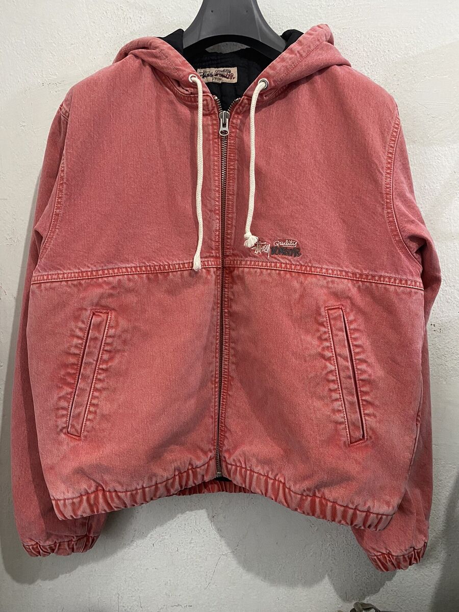 Stussy Double Dye Work Jacket Faded Red L K | eBay Stussy Double Dye Work Jacket Faded Red L K | eBay