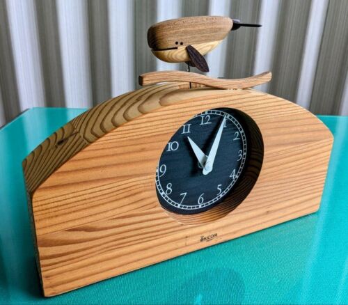 Kicori Waluhr Wanduhr Breite 300 x Tiefe 60 x Höhe: 210 mm Handarbeit - Bild 2 von 6