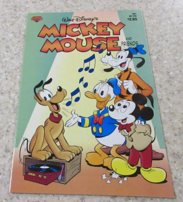 Walt Disney's Mickey Mouse 266 (VF 8.0) The Fastest Place on Earth