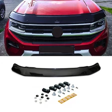 Black Front Bug Shield Hood Deflector For Volkswagen Amarok 2023-2025