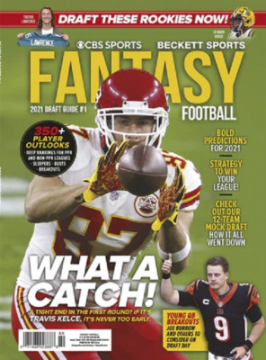 Beckett Football Magazine Fantasy Football 2021 - Draft Guide