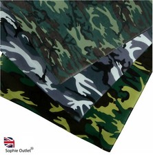 100% Cotton CAMO BANDANA Camouflage Design Bandanna Cow Boy Girl Biker Scarf UK