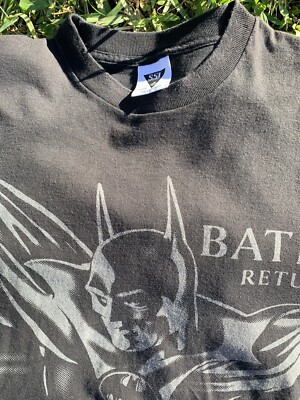 Batman Returns T-shirt 1991 Movie Comic Book SSI Single Stitch AOP