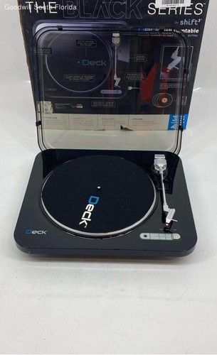 Turntable The Black Series By Shift3 Black Portable Deck USB - Picture 4 of 4