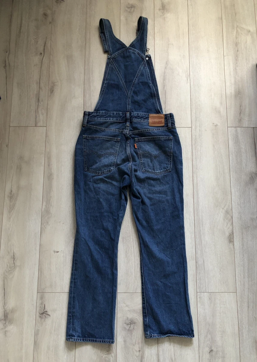Levi's orange on sale tab overalls