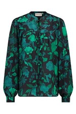 Fabienne Chapot Resa Teal Floral Blouse -68% - RRP £129.99 - BRAND NEW