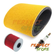 Air Oil Filter Tune Up Kit for 85-04 Kawasaki KLF300 KLF 300, Bayou 300