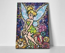 Tinker Bell Glass Poster or Canvas