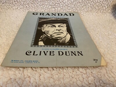 SHEET MUSIC CLIVE DUNN GRANDAD EBay UK sheet-music-clive-dunn-grandad-ebay-uk