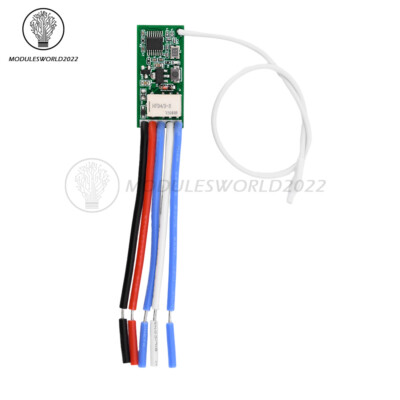 433Mhz DC3V-18V Mini Wireless RF Remote Control Switch LED Lamp Controller DIY