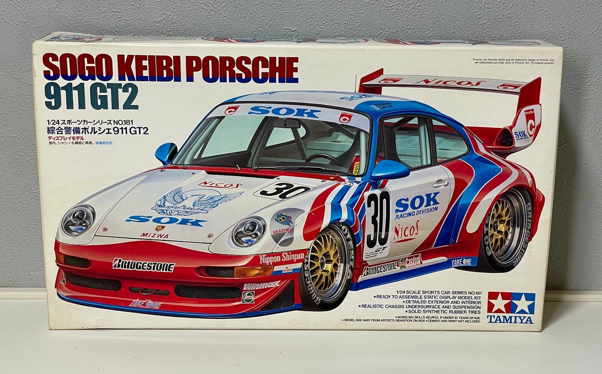 TAMIYA 24181 1/24 Scale Kit SOGO KEIBI PORSCHE 911 GT2 | eBay