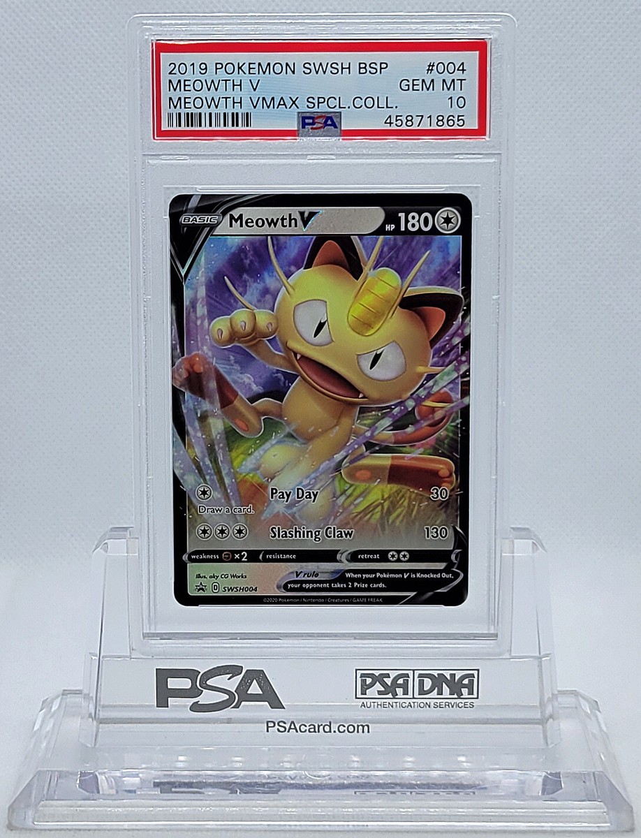 Meowth V SWSH004 SWSH: Sword & Shield Promo Cards Holo for sale