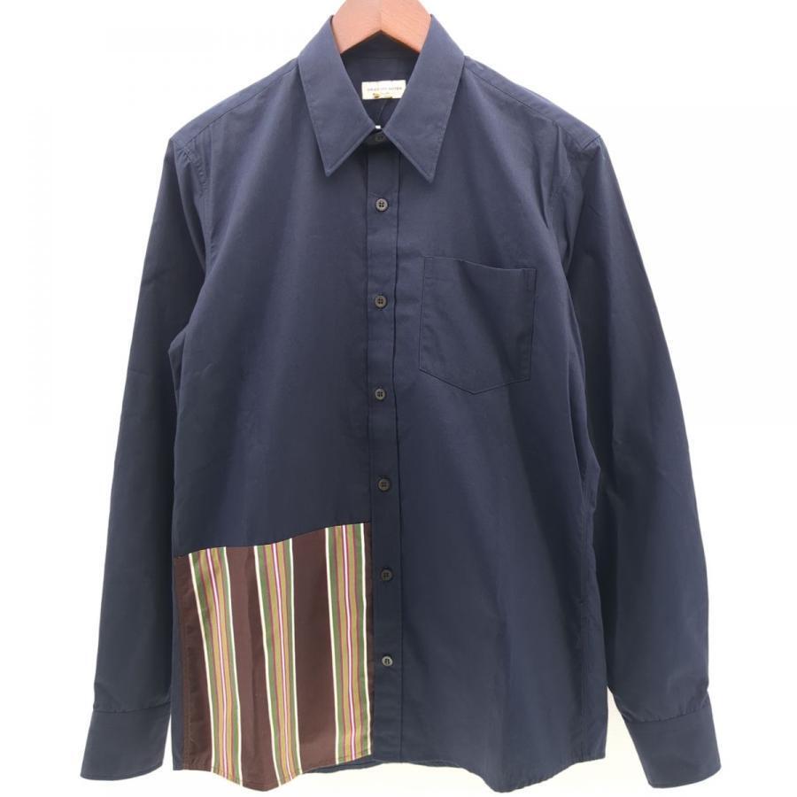 DRIES VAN NOTEN 23SS CORBINO PATCH 6321 M.W.SHIRT Navy 44