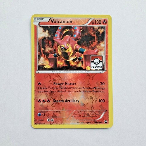 Pokemon League Volcanion Reverse Holo NM 25/114 Promo Steam
