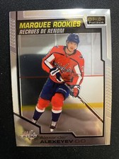 20-21 UD Opee Chee Platinum Hockey Marquee Rookies 174 Alexander Alexeyev