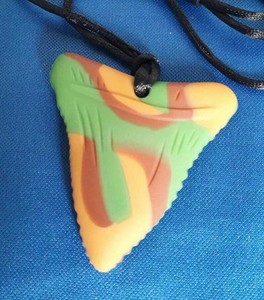 shark tooth sensory necklace