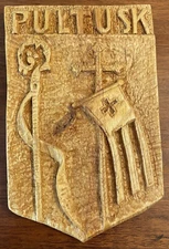 Vtg. Wielobranzowa Myslenice Polish Wall Carved Wood Sculpture Religious