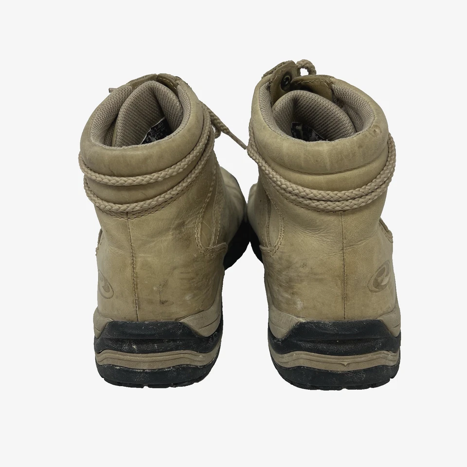 ROPER Western Boots Women 8.5 Beige Leather Ankle Lace Up Bootie Cowboy Workwear - Image 3 of 4