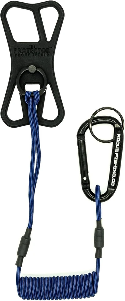 Correa de teléfono resistente a la corrosión | Cordón seguro para aventuras al aire libre - Azul Foto 3 de 4