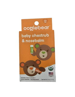Oogiebear Organic Baby Chest Rub & Nose Balm Kit