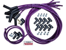 Tons 45 8mm Silicone Purple Spark Plug Wires Universal Chevy Gm Hei Distributor Tons 45 8mm Silicone Purple Spark Plug Wires Universal Chevy Gm Hei Distributor
