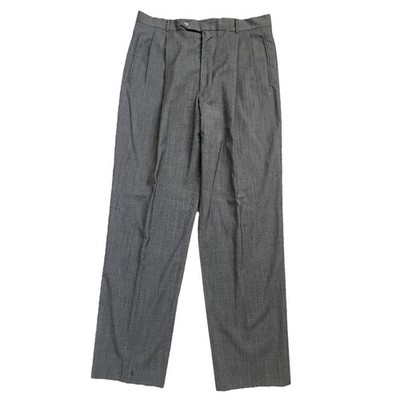 giorgio armani 90s wide wool slacks グレー Vtg 90s Mani Giorgio Armani Pleated Pants 36W Gray Wool Relax High