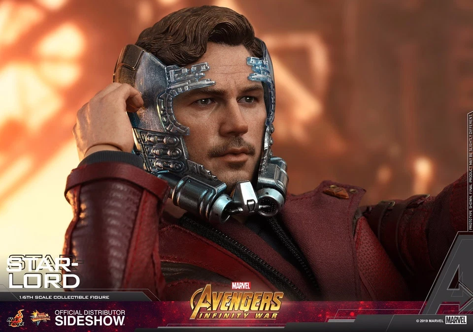 Figura Hot Toys MMS539 Star-Lord Avengers: Infinity War escala 1/6 NUEVO Foto 2 de 4
