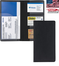 Car Registration and Insurance Card Holder Auto Glove Box Document Organizer