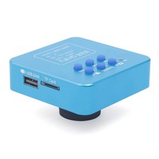 HD 1080p HDMI Industrial Digital Video Microscope Camera C Mount USB Blue NEW