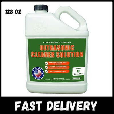 #ad Ultrasonic Cleaner Solution Makes 8 Gallons Concentrated Ultrasonic Carburetor $54.87