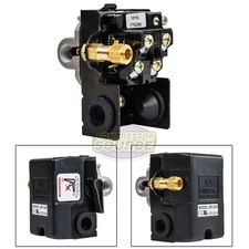 Heavy Duty 25 Amp Air Compressor Pressure Switch Control 140-175 PSI 4 Port