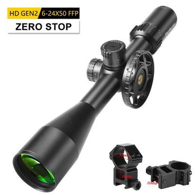 WestHunter HD Gen2 6-24x50 FFP ZS Zielfernrohr Taktik Erste Brennebene Stoßfest