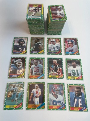1986 Topps Football  NM - Complete Your Set #1-200 - You Pick