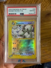 2003 Pokemon Skyridge #20 MAGNETON Reverse Foil PSA 10 on eBay