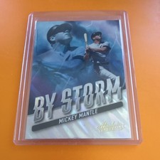 Panini 2022 Absolute Mickey Mantle Yankees By Storm Insert Card #BYS-8