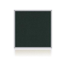 Pemberly Row Vinyl 4' x 4' Bulletin Board with Aluminum Frame in Ebony Brown