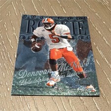SkyBox 1999 Metal Universe Donovan McNabb Eagles #213 Rookie NFL Football Card. rookie card picture