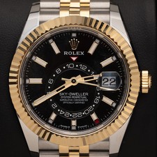 Rolex Sky-Dweller Armbanduhr Schwarz Zifferbl...