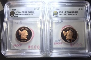 🔥RARE🔥#000 Archive Set-1796 Proof Half Cent Gallery Mint Highest Known Grades