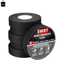 Xfasten Wire Harness Tape, 3/4-Inch by 50-Foot 5-Pack , High Temp Wiring Loom H