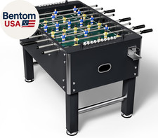 Foosball Table, 48''/54.5'' Home Arcade Table Soccer with 4 Balls and 2 Cup Hold
