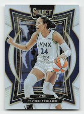 2025 Panini Select WNBA #100 Napheesa Collier Silver Prizms Concourse
