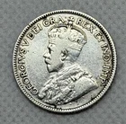 1931 Canada Silver 25 Cents Circulated Quarter Canadian Coin