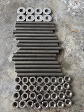 5/8" x 6-1/2" 316ss Threaded Rod Plus Nuts And Washer Total Of 16