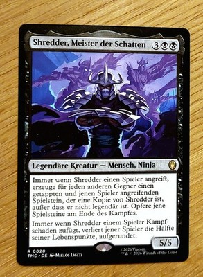 MTG Magic: Shredder, Meister der Schatten, Shadow Master, DEUTSCH, Ninja Turtles