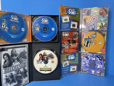 The Original Sims PC CD-ROM Lot Vanilla Game + 4 Expansion Sets
