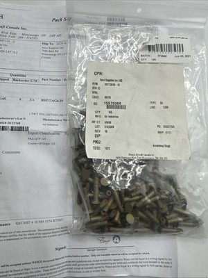(145) Air Industries Hi-Lite Pin Rivet HST13AG6-10 W/CoC