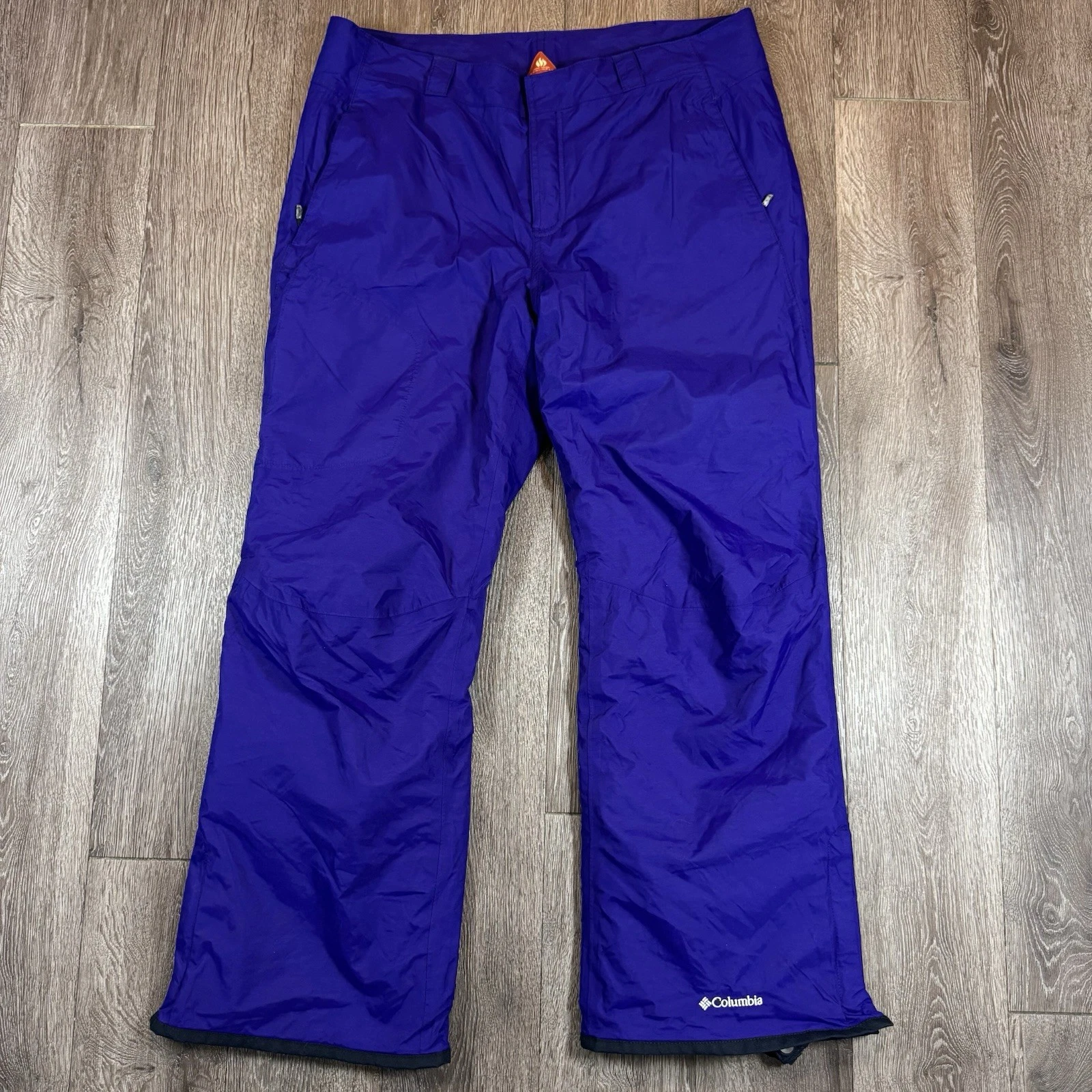 Columbia Pants Womens 1X Purple Shafer Canyon Insulated Omni Heat Ski Snow