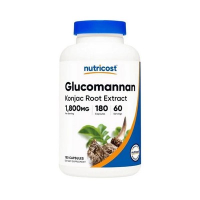 Glucomannan Konjac Root Extract 180 Count 1800 Mg