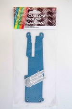Blue Custom Color Carbon Fiber Upper Chassis  For Kyosho Optima Mid